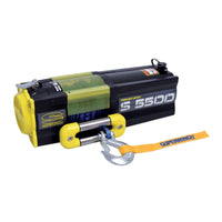 Superwinch 5500 LBS 12V DC 1/4in x 60ft חבל סינטטי S5500 כננת