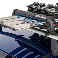 מנשא סקי/סנובורד אוניברסלי Rhino-Rack - מתאים ל-4 זוגות מגלשיים או 2 סנובורדים - שחור