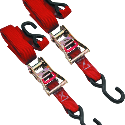 BikeMaster Tiedown 1-1/2 Ratchet - אדום