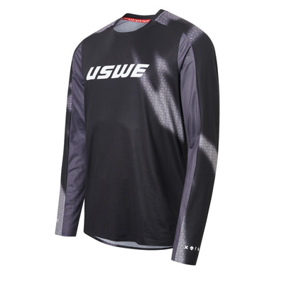 USWE Kalk Off-Road Jersey למבוגרים שחור - בינוני