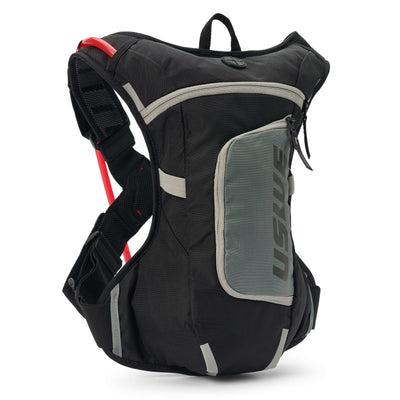 USWE Moto Hydro Hydration Pack 4L - שחור פחמן/אפור