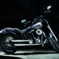 Kuryakyn מראות תעשייה כבדה סאטן שחור וכרום