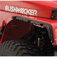 Bushwacker 97-06 Jeep Wrangler Flat Style Flares 4pc - שחור