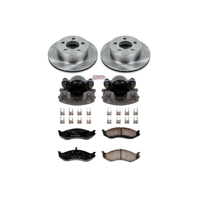Power Stop 99-01 Jeep Cherokee Front Autospecialty Brake Kit with Calipers