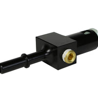 Aeromotive 5/16 אינץ' חיבור מהיר עם יציאת AN-06 ויציאת מד 1/8 אינץ'