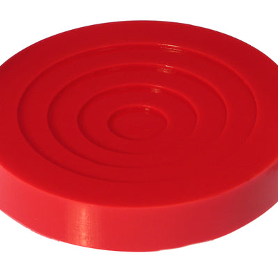 Prothane Universal Jack Pad דגם 5in Diameter - אדום