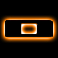 ORACLE Lighting אוניברסלי מואר LED תגי אותיות - גימור משטח Blk מט - D ראה אחריות