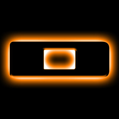 ORACLE Lighting אוניברסלי מואר LED תגי אותיות - גימור משטח Blk מט - D ראה אחריות