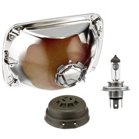 Hella Vision Plus 8 אינץ' x 6 אינץ' פנס ראש המרת קרן אטומה - מנורה יחידה