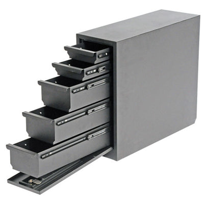 ארגז כלים אוניברסלי Deezee - ארגז באר גלגלים עם מגירות (פלדה)