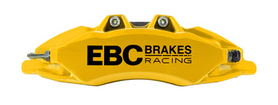 EBC Racing 17-21 Honda Civic Type-R (FK8) צהוב Apollo-6 קליפרים 380 מ"מ רוטורים קדמיים גדולים בלמים