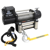Superwinch 9500 LBS 12V DC 11/32in x 95ft חבל פלדה טייגר Shark 9500 Winch