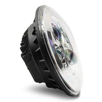 Raxiom 97-18 Jeep Wrangler TJ/JK Axial סדרה פנסי LED Daymaker- בית כרום (עדשה שקופה)