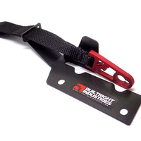 BuiltRight Industries 09-20 Ford F-150/Raptor (09-14 SuperCrew בלבד) שחרור מושב אחורי - רצועה שחורה