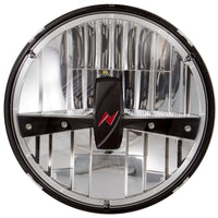 פנסי LED של ANZO אוניברסלי 7 אינץ' עגול LED פנס אוניברסלי שחור (זוג)