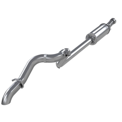 MBRP 18-20 Jeep Wrangler JL 2.5in Single Rear Exit Cat Back Exhaust - אלומיניום