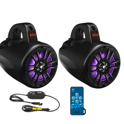 BOSS Audio Systems ATV 4in Amplified Bluetooth Waketower IPX5 רמקולים