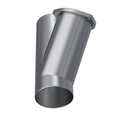 QTP 4in Weld-On QTEC Cutout Y-Pipe
