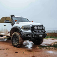 KC HiLiTES SlimLite 8 אינץ'. LED Stone Guard - שחור