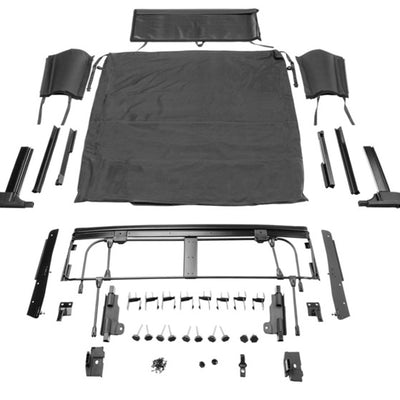 השתוללות 20-22 Jeep Gladiator Trailview Fastback - יהלום שחור