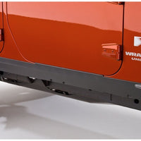 Bushwacker 07-18 Jeep Wrangler Unlimited Trail Armor Rocker Panel and Aill כיסוי - שחור