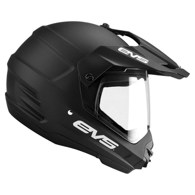 EVS Dual Sport Helmet Venture שחור מוצק מט - בינוני