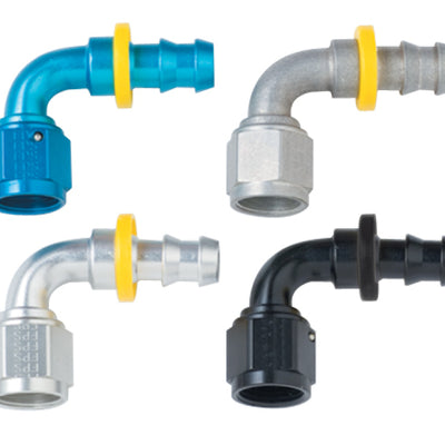 Fragola -16AN Push-Lite End 90 מעלות - שחור