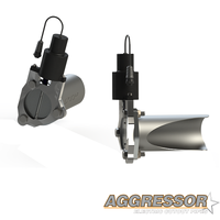 QTP 15-18 שברולט קמארו SS 6.2 ל' 3.0 אינץ' 304SS תוקפן חתך כפול צינורות אמצע