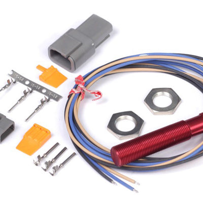 חיישן אפקט הול חד ערוץ של Haltech אדום M12x1.0 (מהירות גלגל/ארכובה/מצלמת)