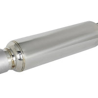 aFe MACH Force-Xp 304 מהוד נירוסטה 2.5 אינץ' כניסה/יציאה x 4 אינץ' קוטר x 15 אינץ' גוף x 19 אינץ' L