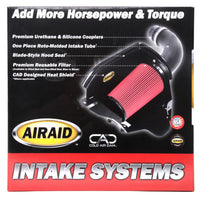 Airaid 12-14 ג'יפ רנגלר JK 3.6L Pentastar MXP מערכת יניקה עם צינור (מדיה משומנת/אדום)