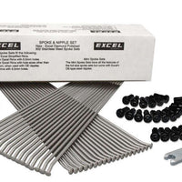 סט חישור קדמי/שחור של אקסל (עם מפתח ברגים) - 9 מד / 36 כמות - שחור