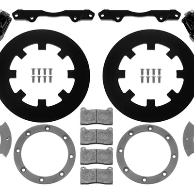 Wilwood 17-21 Can-Am X3RS Black 6-Piston Kit Front Front 11.25in - רוטורים לא קדוחים