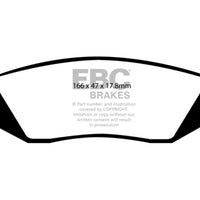 EBC 07-11 Jeep J8 2.8 TD Bluestuff רפידות בלם אחוריות