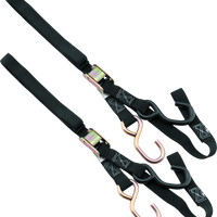 BikeMaster Tiedown Integrated Softhook - שחור