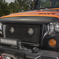 Rugged Ridge 07-18 ג'יפ רנגלר JK/JKU מרקם שחור עילית פנס יורו גארד