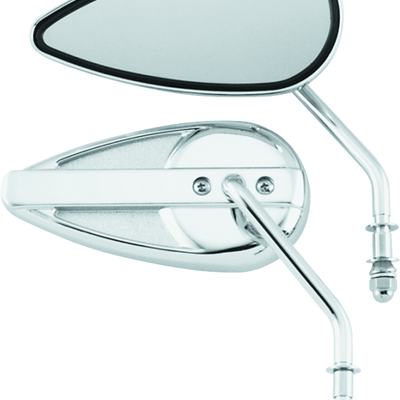 Bikers Choice 65-Up Chrome Teardrop Mirror Universal Custom Pr