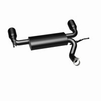 MagnaFlow 07-17 ג'יפ רנגלר JK 3.8/3.6 ל' יציאה אחורית כפולה מפוצלת סרן שחור אגזוז אחורי
