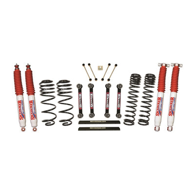 Skyjacker 03-06 Jeep TJ 4in D-Rate Long Travel Kit with OE FR/RR Lower Links/Hydro 7000 Shocks