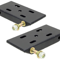 צלחות קפיצי עלים של RockJock Jeep CJ קדמי HD עם תושבות הלם לקפיצים של 2 אינץ'