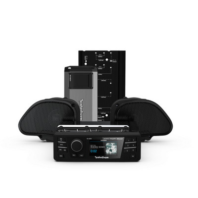 Rockford Fosgate 1998-2013 Harley Davidson Road Glide PMX Stage 2 ערכת שמע