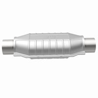 MagnaFlow Conv Univ 2.5 אינץ' מרכז כניסה/יציאה/מרכז אליפסה 12 אינץ' גוף L x 6.5 אינץ' W x 16 אינץ' כולל L