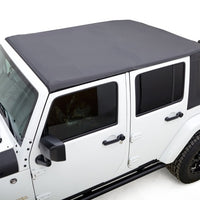 Rugged Ridge 07-18 ג'יפ רנגלר JKU 4 Dr Black Diamond Stitch מבד וויאג'ר