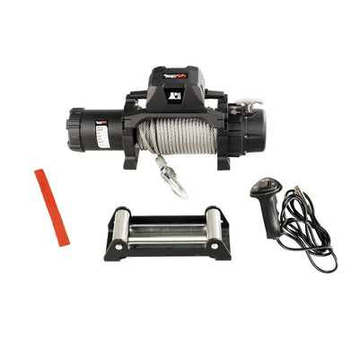 Rugged Ridge Trekker C10 Winch 10000lb כבל חוטי