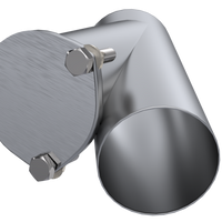 QTP 4in Weld-On QTEC Cutout Y-Pipe