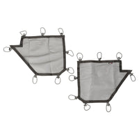 כיסויי דלתות צינור רכס מחוספסים זוג אחורי שחור 07-18 ג'יפ רנגלר JKU