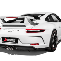 Akrapovic 2018 Porsche 911 GT3 (991.2) Slip-On Race Line (טיטניום) ללא סט צינור זנב