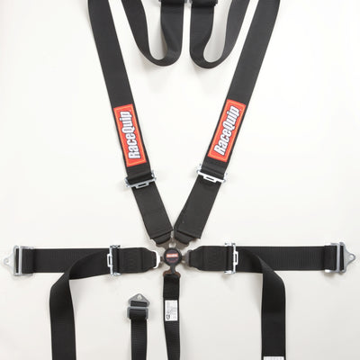 RaceQuip Black SFI CAMLOCK 5pt PD חגורת בטיחות