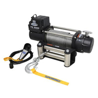 Superwinch 9500 LBS 12V DC 11/32in x 95ft חבל פלדה טייגר Shark 9500 Winch