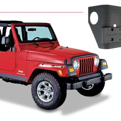 Bushwacker 97-06 Jeep Wrangler Trail Armor פינות אחוריות - שחור